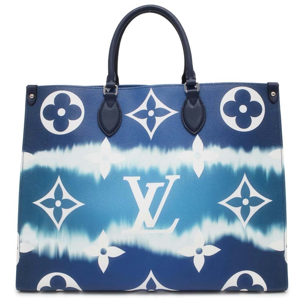 Louis Vuitton Monogram LV Escale On The Go Tote Bag Blue